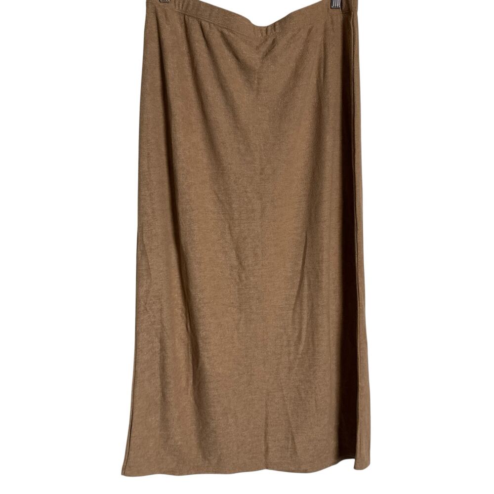Reformation Janice Buff Beige 3 Piece Cardigan Sweater Midi Skirt Set Size XL - Picture 12 of 14